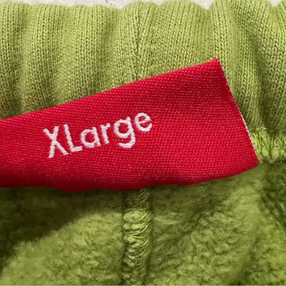 SUPREME Logo sweatpants jogger in green